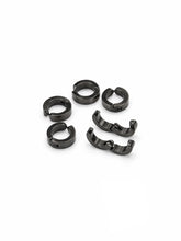 CTRL WORLD Midnight Reaper Gunmetal Chunky Clip-On Ear Cuffs