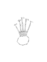 CTRL WORLD Skeleton Hand Bone Cuff Bracelet