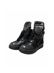 CTRL WORLD Serpent Cathedral Cross High-Top Sneakers