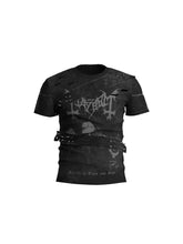 CTRL WORLD Doom Strap Studded Graphic Short Sleeve Top