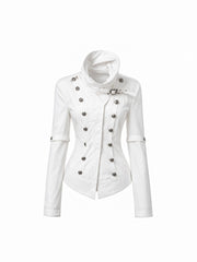 CTRL WORLD Shadow Commander Gothic Stand Collar Jacket