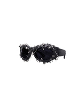 CTRL WORLD Venom Spike Studded Oval Sunglasses