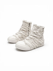 CTRL WORLD Distressed Phantom High Top Boots