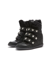 CTRL WORLD Star Studded High Top Platform Sneakers