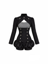 CTRL WORLD Midnight Parade Gothic Military Three-Piece Set
