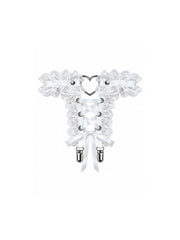 CTRL WORLD Gothic Lace Heart Garter Leg Harness Accessory