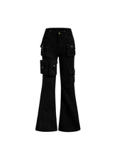 CTRL WORLD Tactical Phantom Multi Pocket Flare Cargo Pants