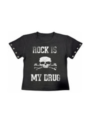 CTRL WORLD Chaos Skull Key Eyelet T-Shirt