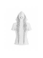 CTRL WORLD Thermal Seraph Wing Hooded Zip Top