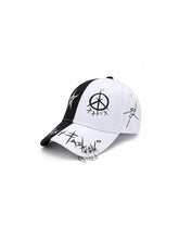 CTRL WORLD Monochrome Graffiti Ring Baseball Cap
