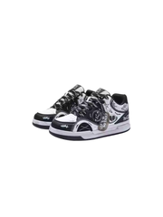 CTRL WORLD Graffiti Print Chunky Sneakers