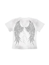 CTRL WORLD Fallen Wing Washed Short Sleeve Top