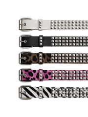 CTRL WORLD Riot Grid Studded Belt Collection