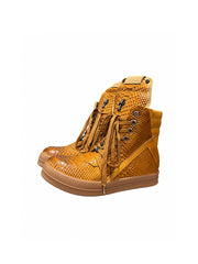 CTRL WORLD Serpent Cathedral Cross High-Top Sneakers