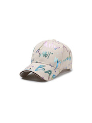 CTRL WORLD Graffiti Print Baseball Cap