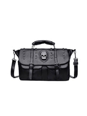 CTRL WORLD Black Skull Studded Handbag