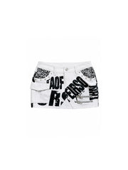 CTRL WORLD Industrial Letter Print Cargo Mini Skirt
