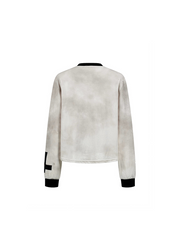 CTRL WORLD Eclipse Signal Graphic Cropped Sweatshirt
