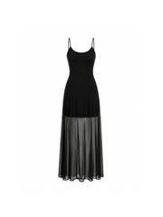 CTRL WORLD Midnight Angel Wing Sheer Cami Dress