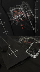 CTRL WORLD "Wetbody Mirror" 고딕 티셔츠