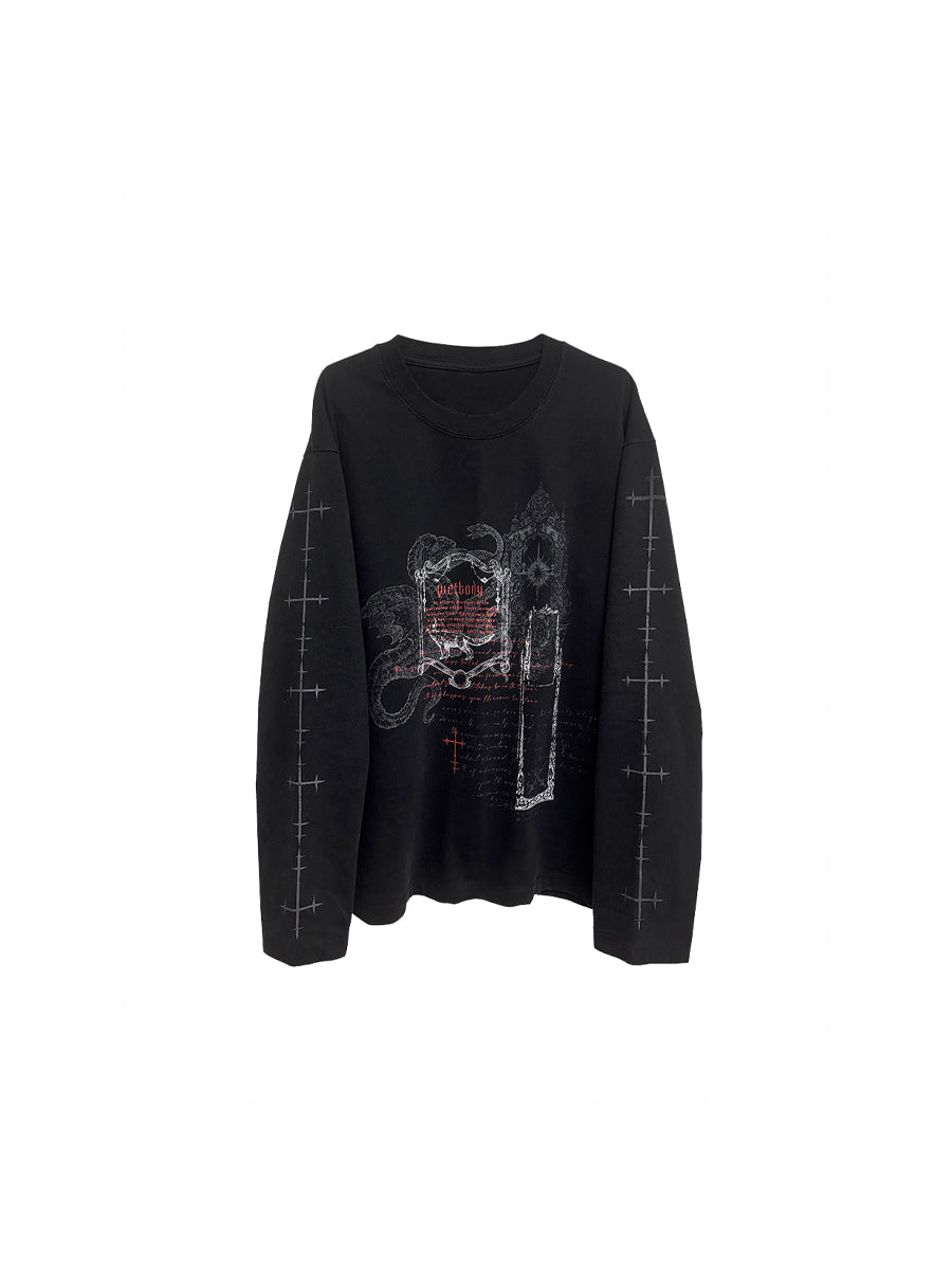 CTRL WORLD "Wetbody Mirror" Gothic T-Shirt