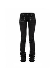 CTRL WORLD Shadow Zipper Phantom Slim Jeans