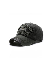 CTRL WORLD Distressed Embroidered Baseball Cap