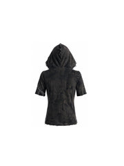 CTRL WORLD Skull Blaze Short Sleeve Hooded Jacket（pre-sale）