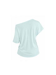 CTRL WORLD Ice Drape Off-Shoulder Top