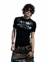 CTRL WORLD Shadow Jawbone Graphic T-Shirt
