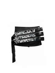 CTRL WORLD Chaos Zip Faux Leather Mini Skirt
