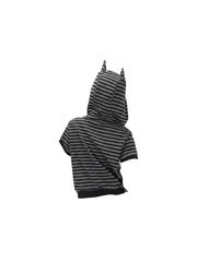 CTRL WORLD Shadow Horn Striped Zip Hooded Jacket