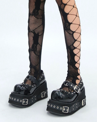 Studded Platform Mary Jane Shoes