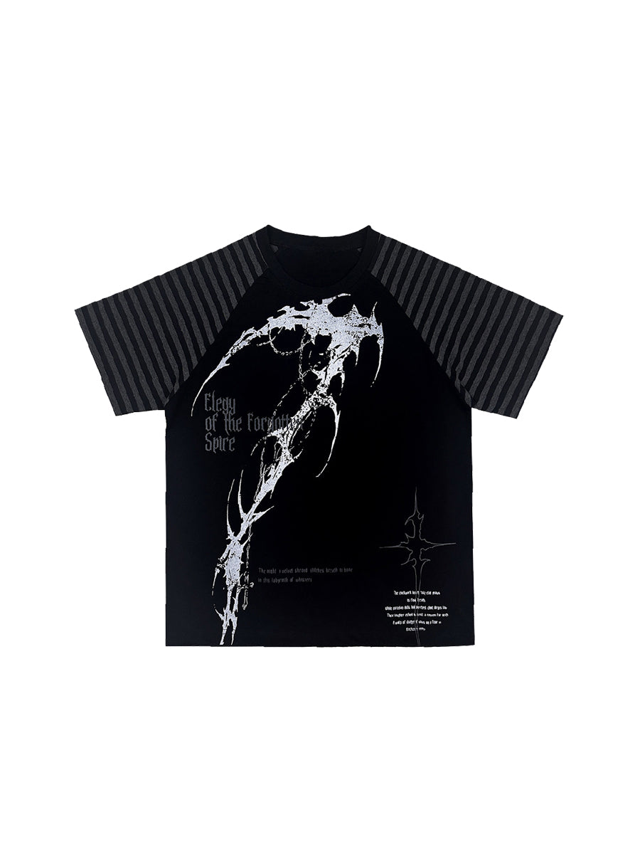 CTRL WORLD Forgotten Spire Thorn Rune Raglan T-Shirt