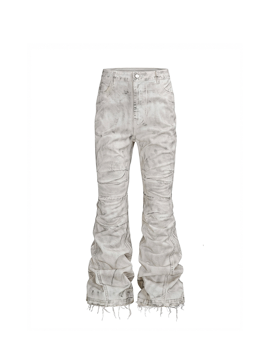 CTRL WORLD Phantom Dust Washed Flare Jeans