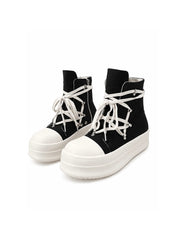 CTRL WORLD Phantom Rift Platform Lace-Up Boots