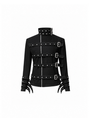CTRL WORLD Phantom-Lock-Schnallenjacke mit hohem Kragen