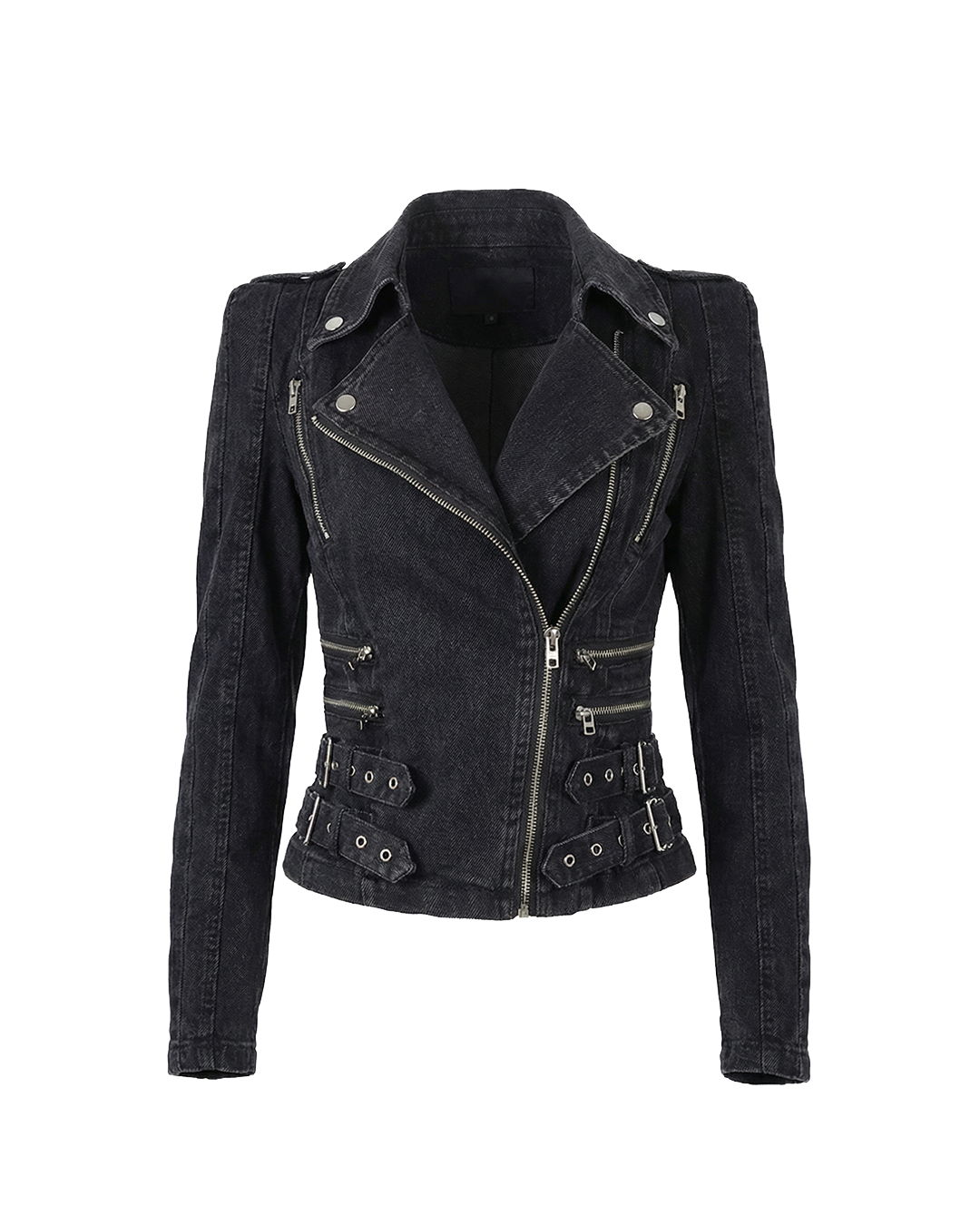 Dark Punk Slim-Fit Jacket