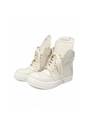 CTRL WORLD Serpent Cathedral Cross High-Top Sneakers