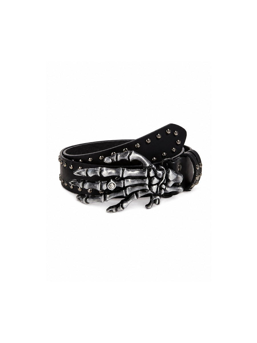 CTRL WORLD Bone Grip Studded PU Belt