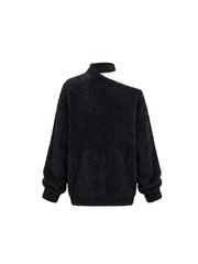 CTRL WORLD Bone Riot Skeleton Fuzzy Sweater