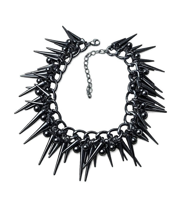 Gothic Spike Chain Necklace