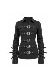 CTRL WORLD Shadow Lock Multi-Buckle Tactical Shirt Jacket