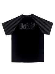 CTRL WORLD Skull and Leopard Print Raglan T-Shirt