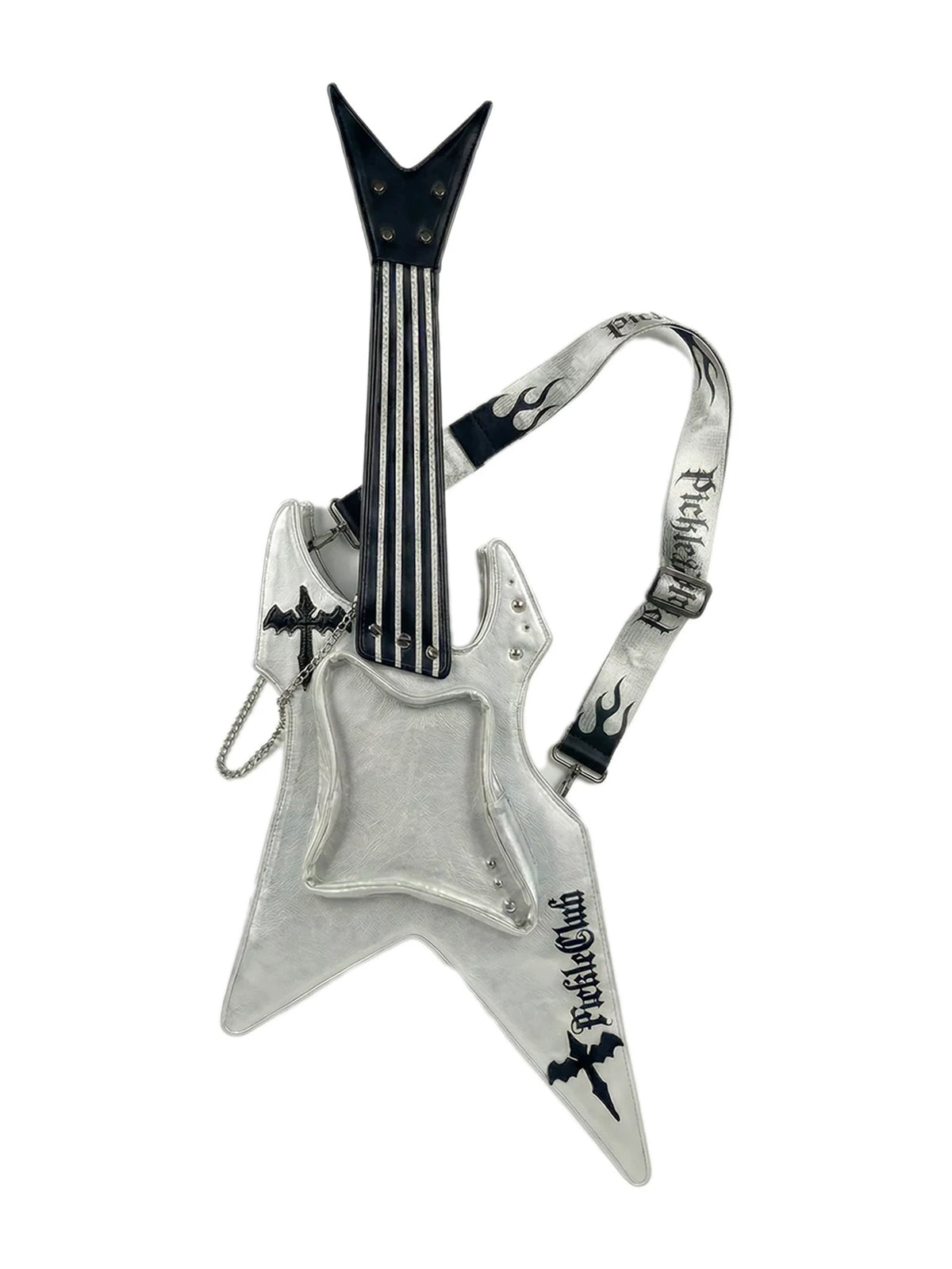 CTRL WORLD Guitar-Shaped Crossbody Ita Bag