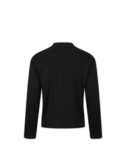CTRL WORLD Midnight Flag Graphic Ribbed Long Sleeve Shirt