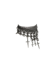 CTRL WORLD Layered Cross Chain Bracelet