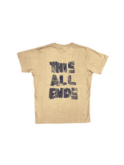 CTRL WORLD This All Ends Distressed Back Print T-Shirt
