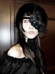 CTRL WORLD Shadow Bat Wing Gothic Choker Necklace