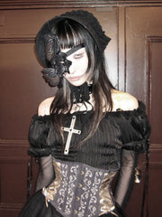 CTRL WORLD Shadow Bat Wing Gothic Choker Necklace